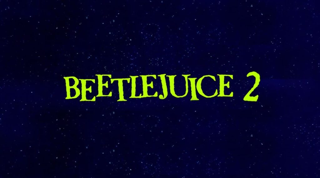 Beetlejuice 2, upcoming movie release 2024